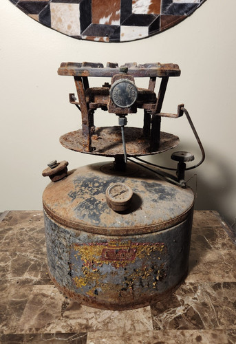 Antico impianto gas coleman - impianto,