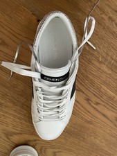 scarpe sport sneaker da donna 37 marca Crime LONDON  colore bianco/nero/argento