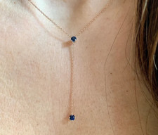 Collana Lariat con catena con