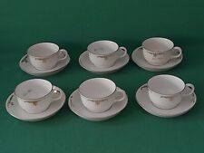 ANTICO SERVIZIO TAZZE + PIATTINI TÈ THE X 6 PERSONE RICHARD GINORI. BW100