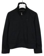 Dunderdon J7 giacca uomo piccola zip collo alto leggera nera