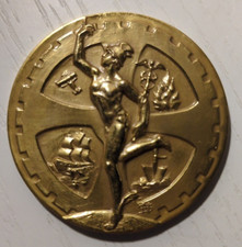Medaglia d'oro (rame dorato)