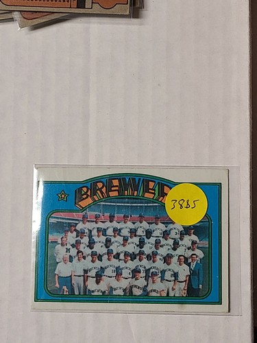 Carta squadra 1972 topps - carta,