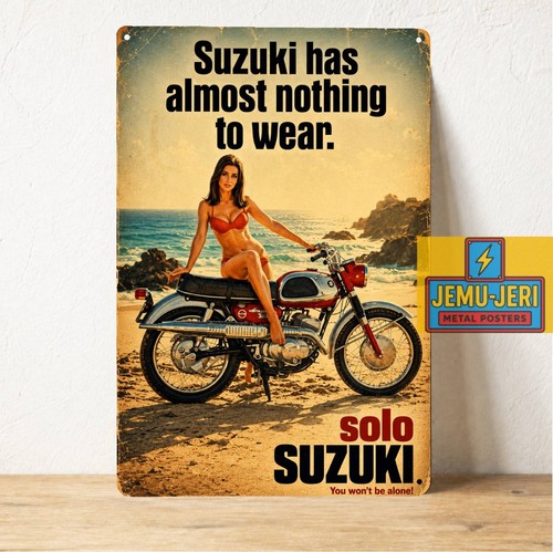 Suzuki solo vintage moto pin - suzuki,