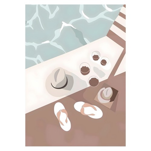 Poster minimalista relax - poster,