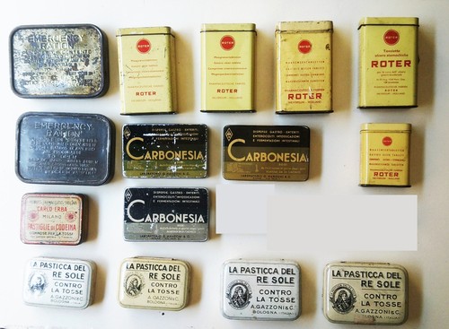 Scatole medicinali antiche