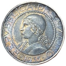 5 LIRE 1935 - SAN MARINO -