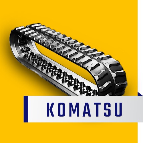 Cingolo gomma per komatsu - gomma,