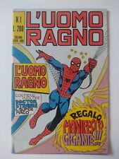 L'Uomo Ragno n.1 Corno 1970 di Reso Ottimo+