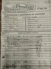 Piaggio Vespa 160 GS 1963 Visura "RADIATA"