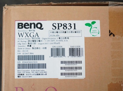 New benq sp831 - -,