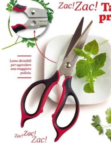 Forbici tupperware ergonomiche - forbici,