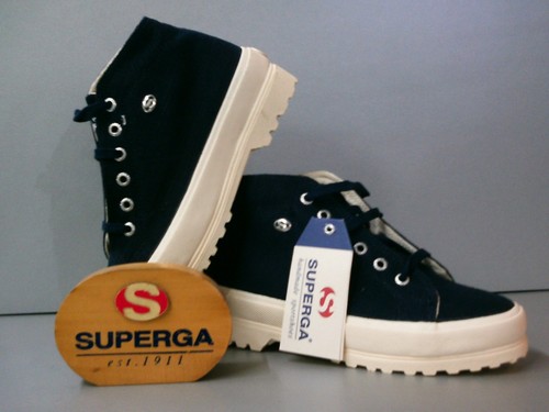 Scarpa cotone alta superga - cotone,