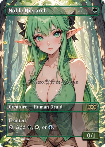 Mtg noble hierarch fanart - mtg,