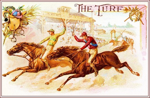 1889 the turf horse race - horse, fumo