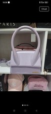 jacquemus borsa lilla messo