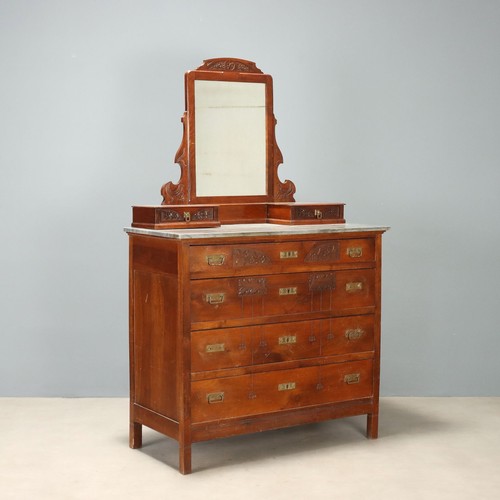 Cassettone liberty antico - cassettone,