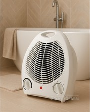 Caldobagno Elettrico Scaldino Basso Consumo Termoventilatore 2000W Termostato