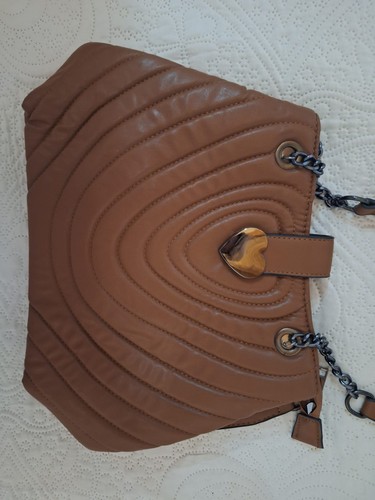 Borsa donna marrone - marrone, trapuntata