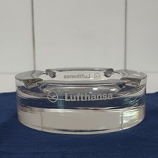 Posacenere Vintage Vetro Lufthansa Airlines ashtray Tobacciana 