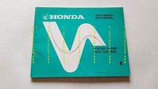 HONDA NTV 600-650 Revere 1988 catalogo ricambi ORIGINALE Spare Parts Catalogue