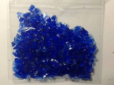 20 grammi graniglie vetro blu