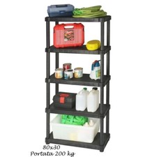 Scaffale Plastica 5 ripiani