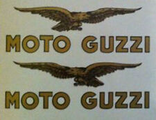 kIT decalcomanie adesivi stickers TANK MOTO GUZZI SERBATOIO ORO 17cm