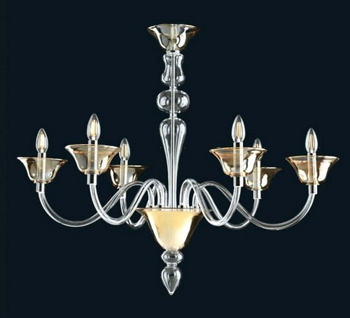 Lampadario veneziano vetro - lampadario,
