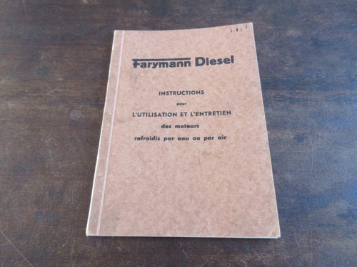 Farymann diesel istruzioni