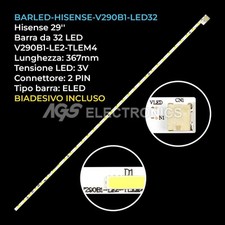 BARRA STRIP 32 LED LG V290B1-LE2-TLEM4 V290BJ1-LE1 V290BJ1-LE2 V290R1 29MT44DPZ