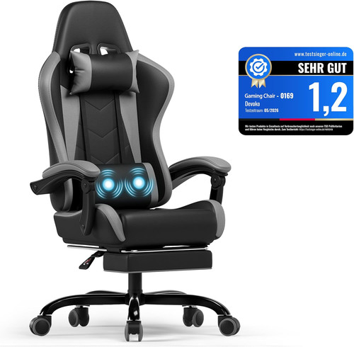 Sedia gaming massaggiante - gaming,