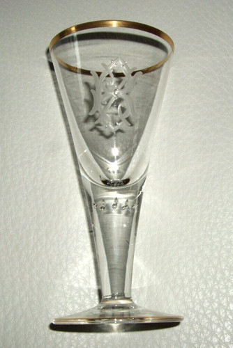 Antico calice con perle aria - antico, d'aria