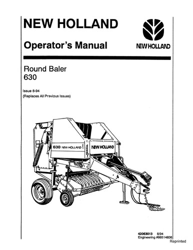 New holland rotopressa - new,