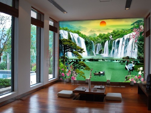 Carta parati mountain - da, 3d