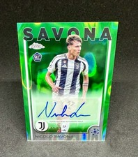 Nicolò Savona /99 Auto Rookie - 2024-25 TOPPS Cromo UCC - Juventus Torino RC