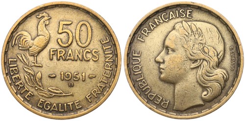Francia france 50 francs - francia,