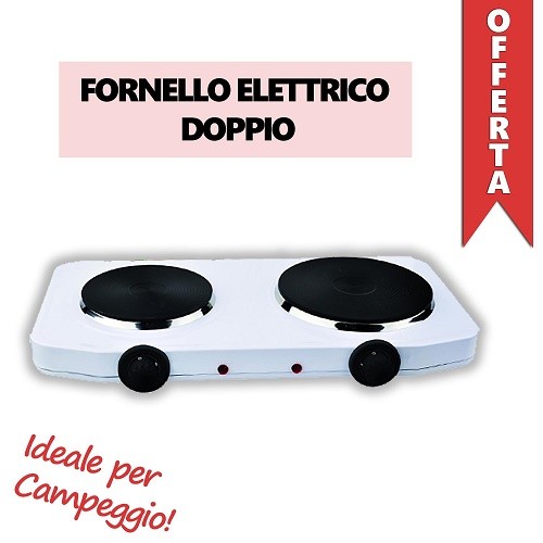 Fornello elettrico doppio - elettrico, 2
