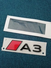 Originale Audi A3 scritta nero
