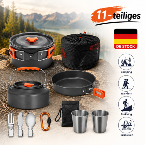Set stoviglie campeggio - da,