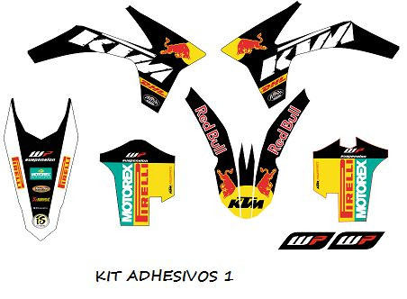 Kit pegatinas ktm exc - kit, exc-sx