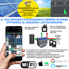 MONITORAGGIO REMOTO IMPIANTO FOTOVOLTAICO autoconsumo contatore relé WiFi solare