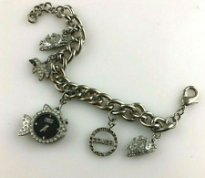 Orologio Enrico Coveri Quarzo Donna Bracciale Ciondoli Pendenti Acciaio Strass