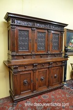 Libreria-credenza metà del XX secolo stile Rinascimento