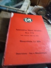 OM Automotrice Diesel Idraulica Aln 773 Uso E Manutenzione Rimorchiata Ln 664