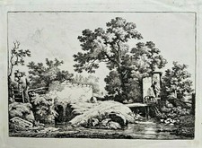 JEAN-LOUIS DEMARNE: L'HOMME ET SON CHIEN 1780 (HIPPERT/LINNIG 18) UOMO CON CANE