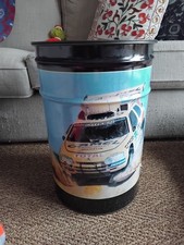 Bidone latta vintage originale anni 90