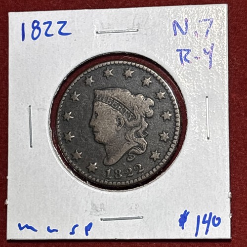 1822 testa di coronetta - 1822,
