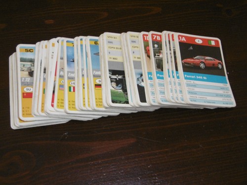 Lotto 130 carte gioco auto - 130,