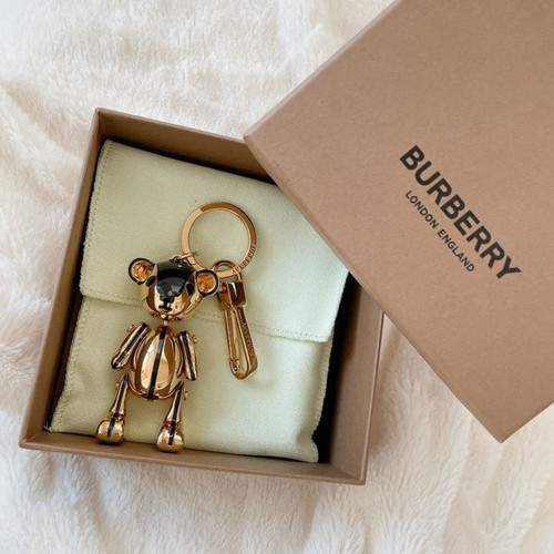 Portachiavi orso burberry oro - orso,